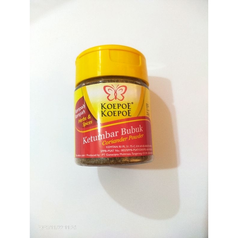 

KOEPOE KOEPOE KETUMBAR BUBUK 25 gr