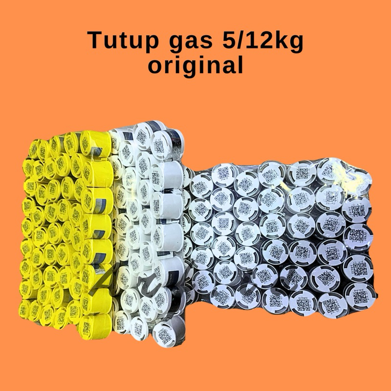 Tutup tabung gas lpg 5,5 & 12 kg original