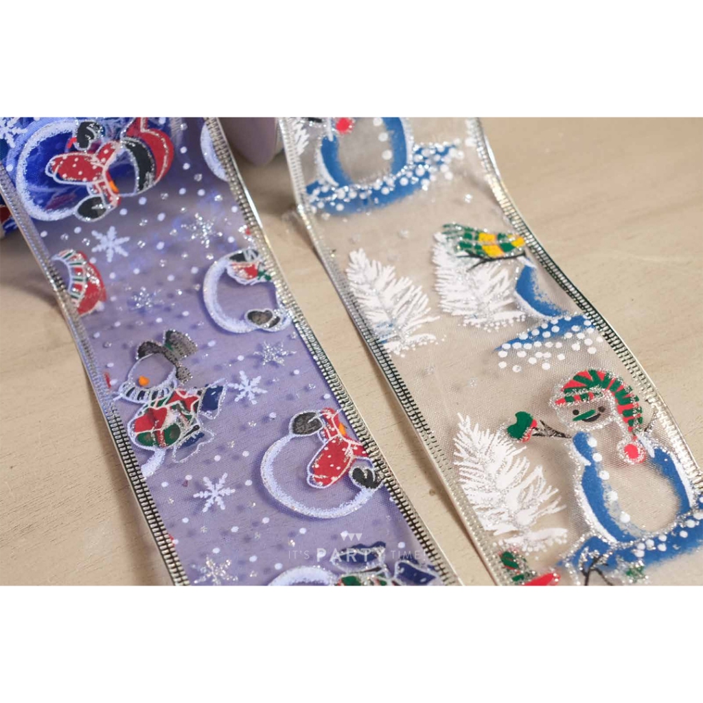 

Christmas Ribbon 6 cm / Dekorasi Pita Natal