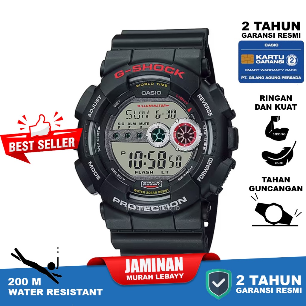 Casio G-Shock GD-100-1A g shock gd100 gd 100 original garansi resmi