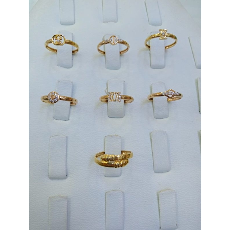 Cincin Kop Fashion mas 22 berat setengah gram 8k