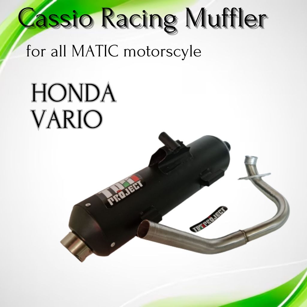 Knalpot TZM Project Racing copy CMS Vario 110 karbu Vario 125 techno/led old new Vario 150 led old/n