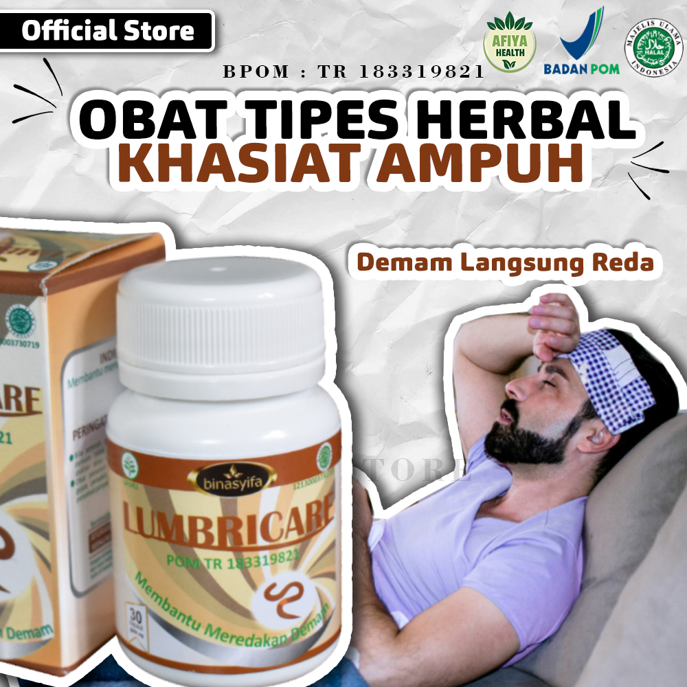 Obat Tifus Tipes Paling Ampuh Alami Herbal Lumbricare Demam Penurun Panas Cacing  Lumbricus Mengatas