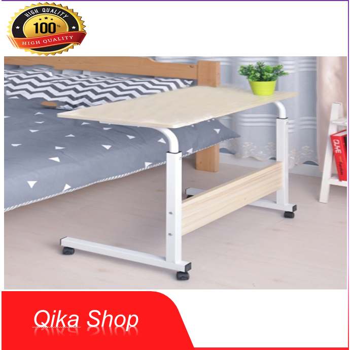 MEJA LIPAT LAPTOP PORTABLE RODA SEBRAGUNA MEJA BELAJAR LIPAT