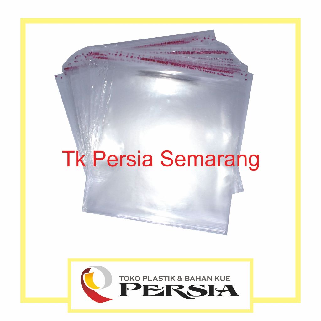 Plastik OPP Kantong 12x25 Tebal 03