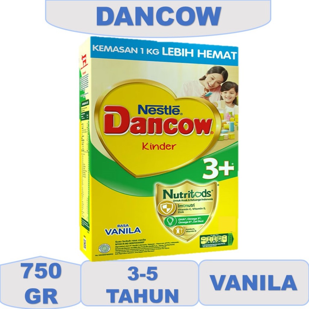 

Susu Dancow 3+ Rasa Vanila 750 gr - de snop