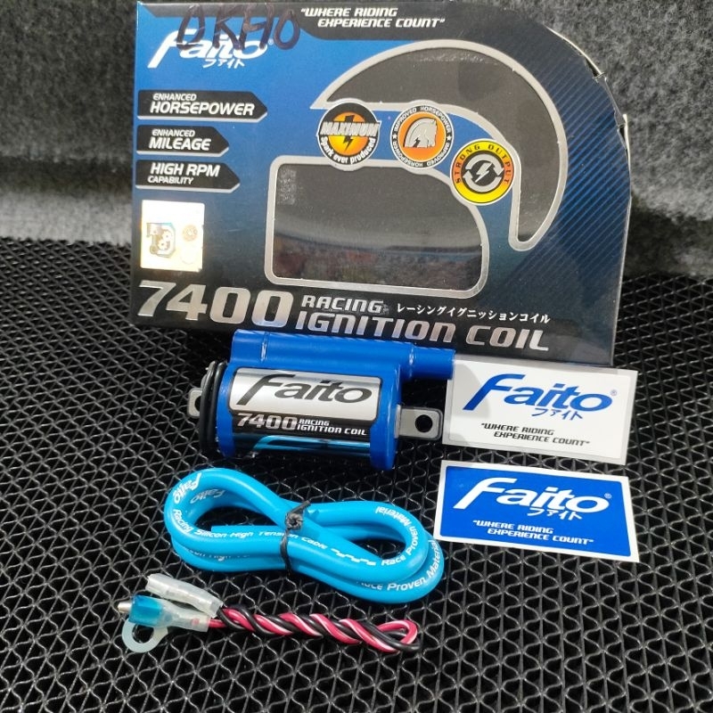COIL ATAU PENGAPIAN MOTOR FAITO RACING 7400 UNIVERSAL MOTOR CARBU
