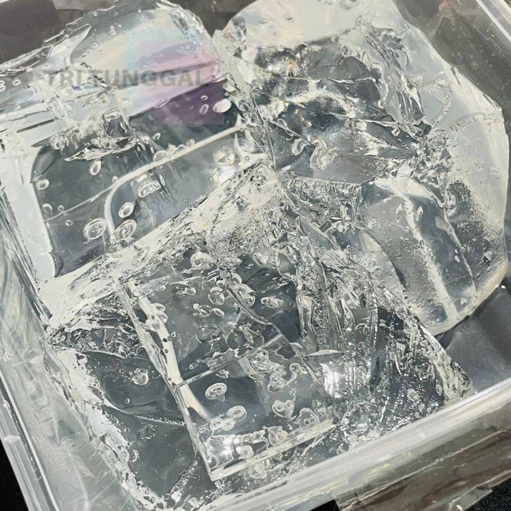 Bahan Lilin Gel 250gr Lilin Kristal Transparan Lilin Jelly Termurah Bening Lembut Elastis Creative