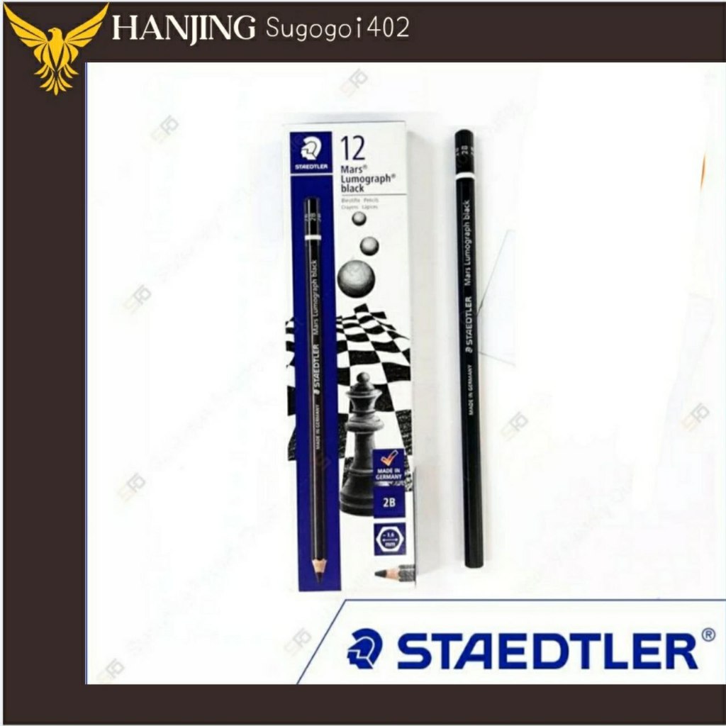

Pensil Staedtler Mars Lumograph Black - 2B 4B 6B 8B - 4B