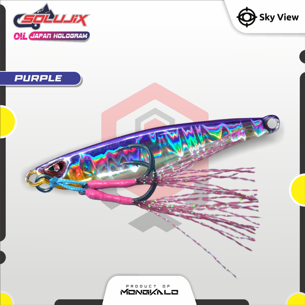 Mongkalo Solujix Minyak noGID noMotif Candy 30 Ungu