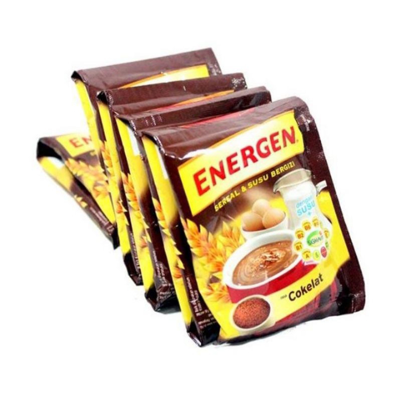 

Energen coklat 1 renceng isi 10 sachet
