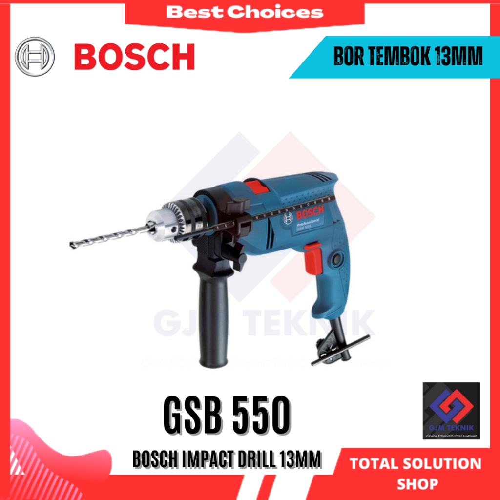Bor impact 13mm bosch GSB 550 - Bor 13mm - murah