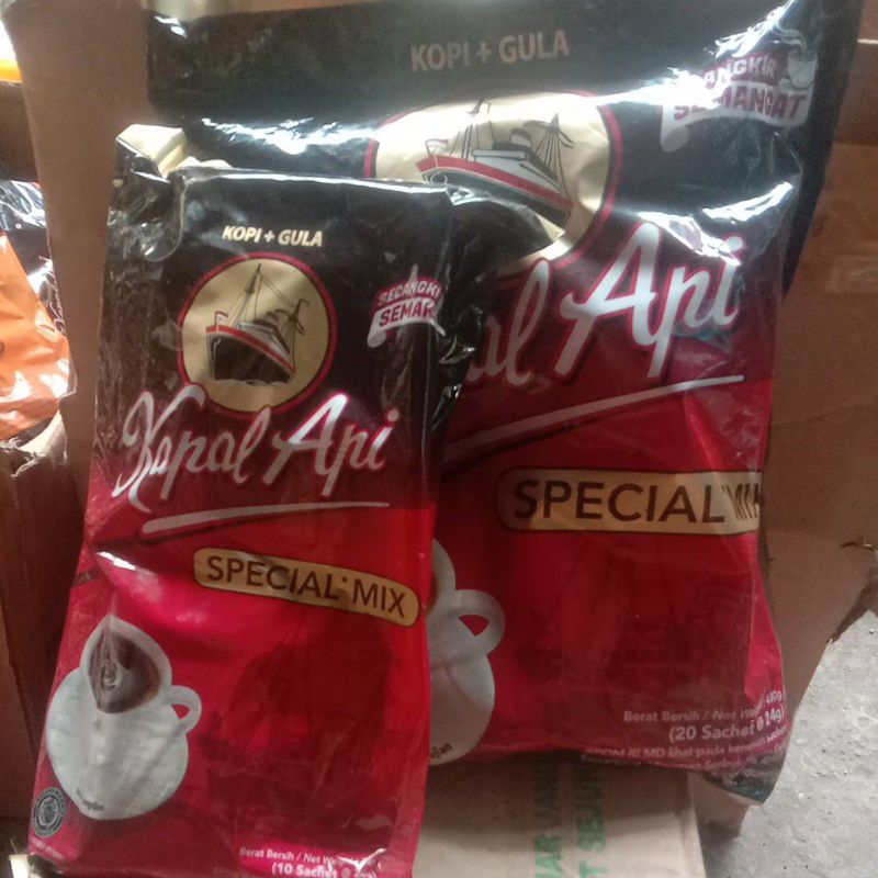 

Kapal Api Spesial Mix Kopi+Gula