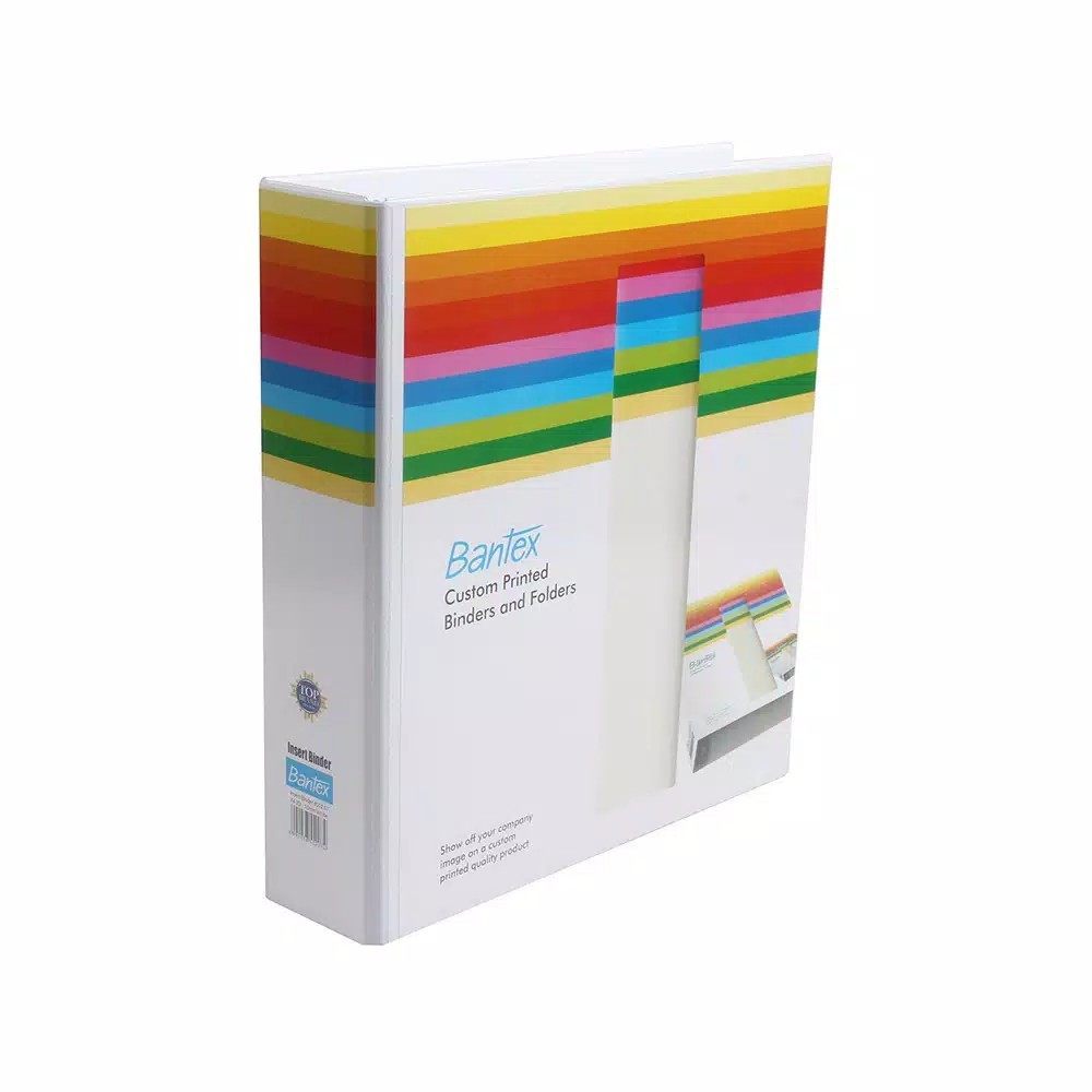 

Bantex Insert Ring Binder 2 Ring 52mm Folio White