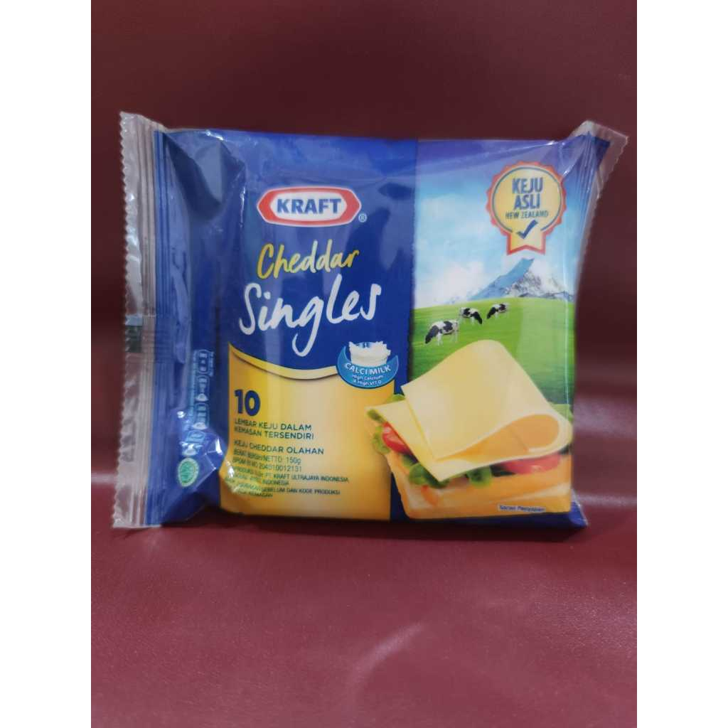 

Keju Kraft Cheddar Singless 10 lembar