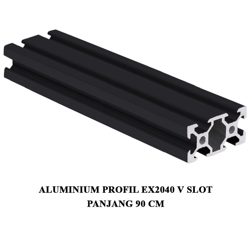 EELIC ALM-EX2040 VSLOT Aluminium profile exstrusion Vslot 2040 CNC 3D PRINTER panjang 90 cm