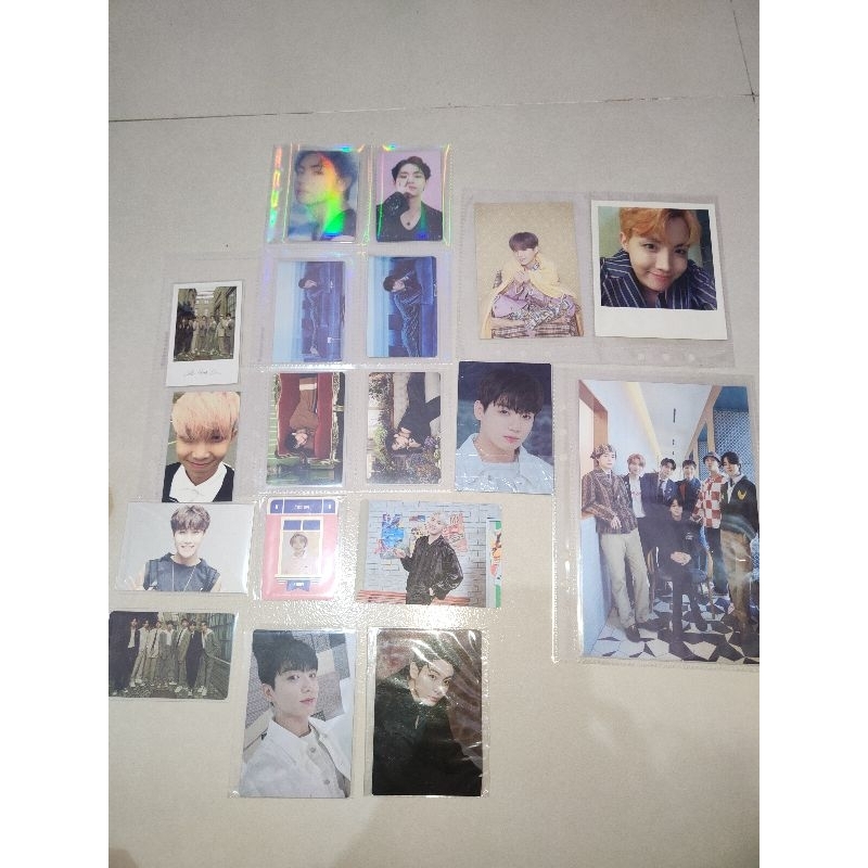Sharing Photocard, Postcard, MPC BTS Jhope Jungkook Jimin Taehyung Dicon Suga BE Jhope Wings
