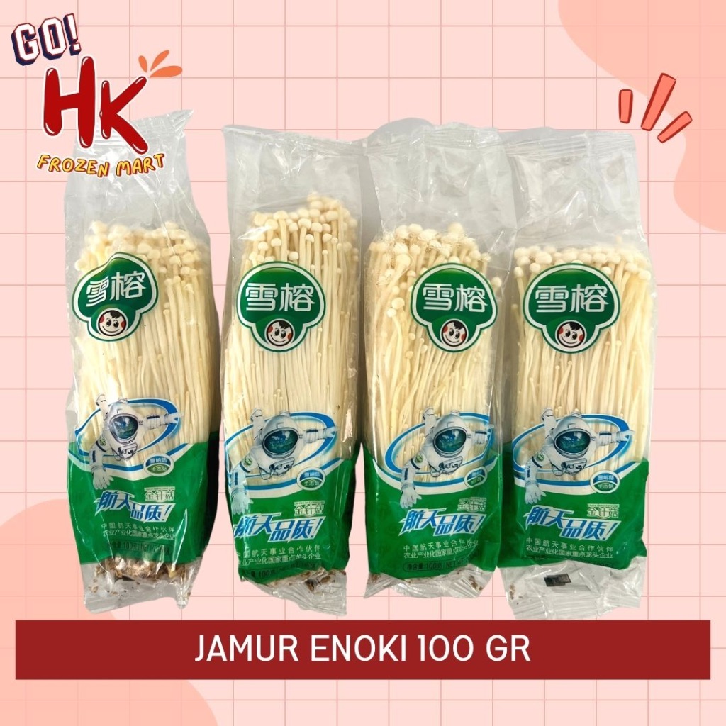 

Jamur Enoki 100gr | enoki mushroom korea china Fresh Termurah HK Frozen Mart