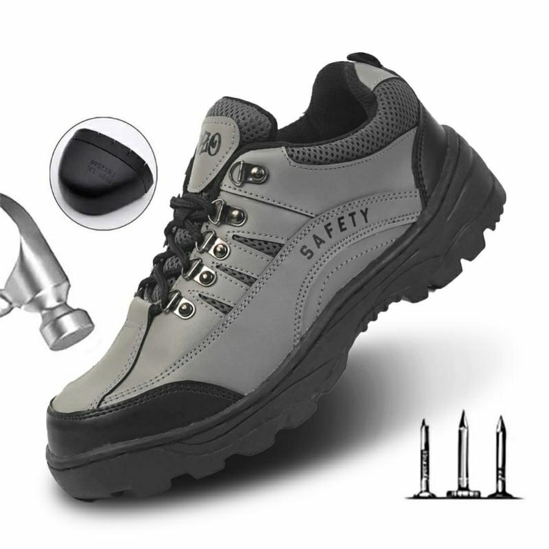 Sepatu Safety Shoes Proyek Pria Wanita Casual