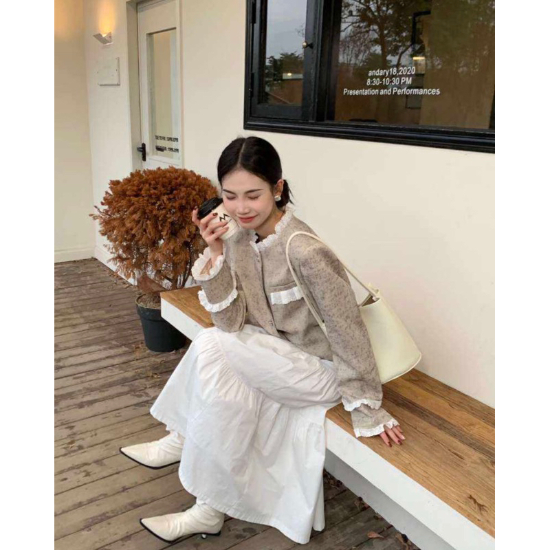 cia set rok import premium vivorie/cia setelan rok vivorie premium