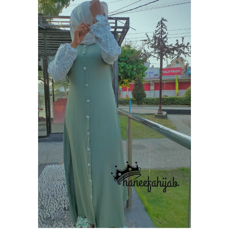 Haneefahijab Gamis Simple - DRESS AMANDA