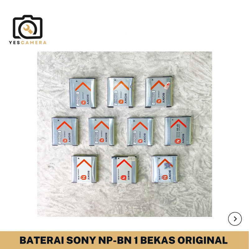 Baterai Sony NP BN 1 Bekas Original