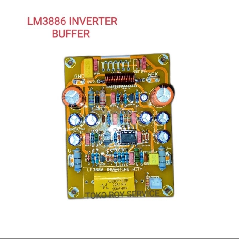 Kit Driver LM3886 Tanpa IC / Kit Driver Power Amplifier LM3886 Tanpa IC