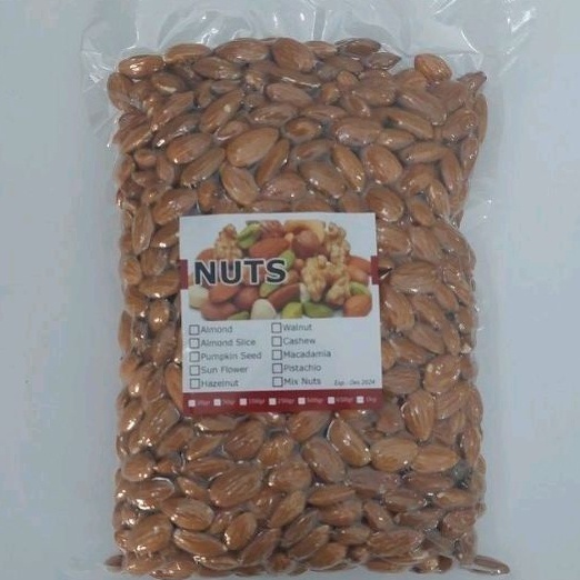 

TERBARU⚡ roasted almond kacang almond panggang 1kg