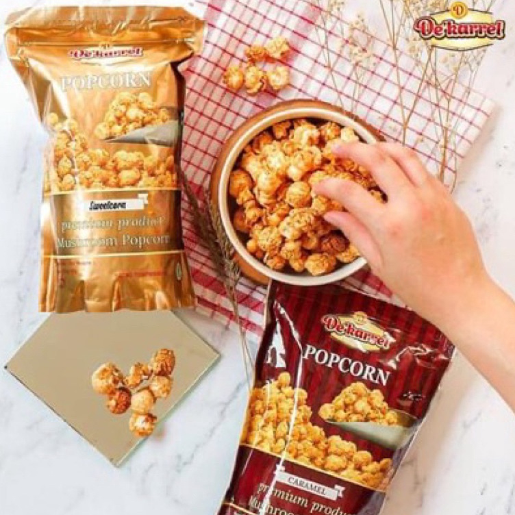 

Buruan Beli Dekarrel Popcorn Premium Mushroom Popcorn Snack Popcorn Caramel Tiramisu Butter Vanilla ➝↑❁⁂