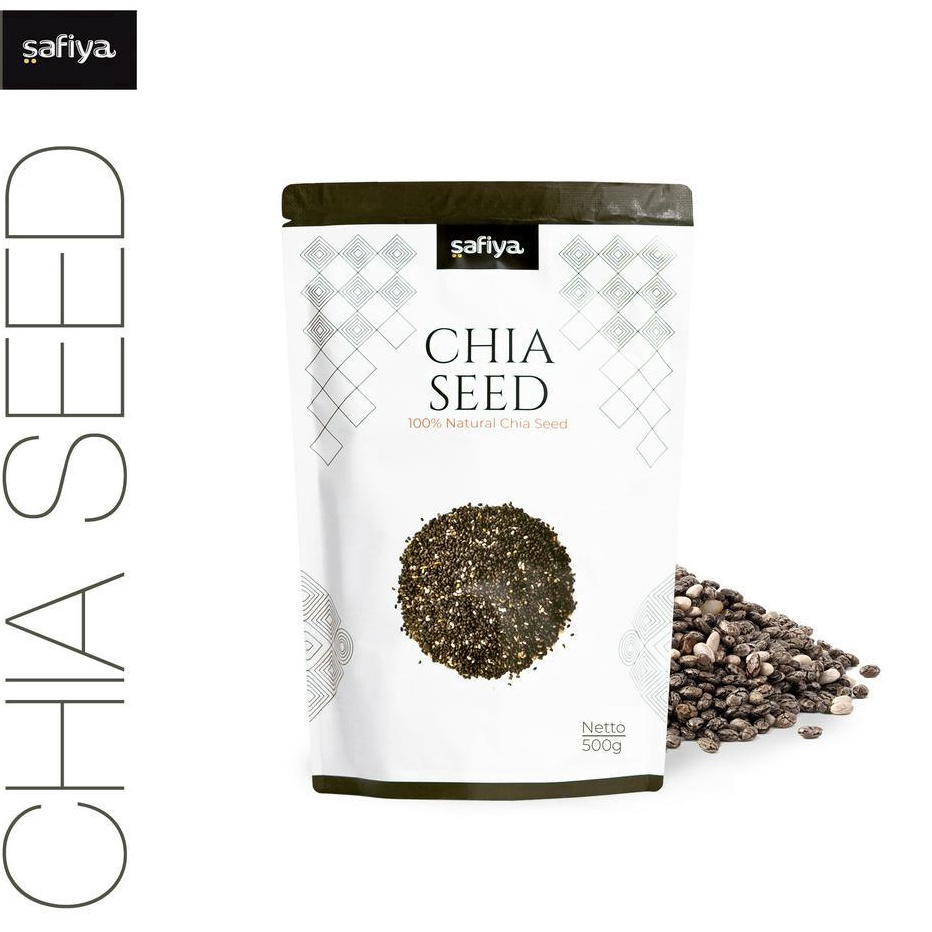

Ready Stock Chia Seed Organik 500 gram Organic Black Chiaseed Authentic Safiya Food Super Sale