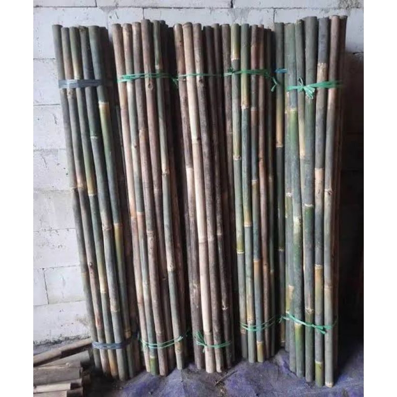 tongkat Pramuka/tongkat bambu/bambu hijau/160cm