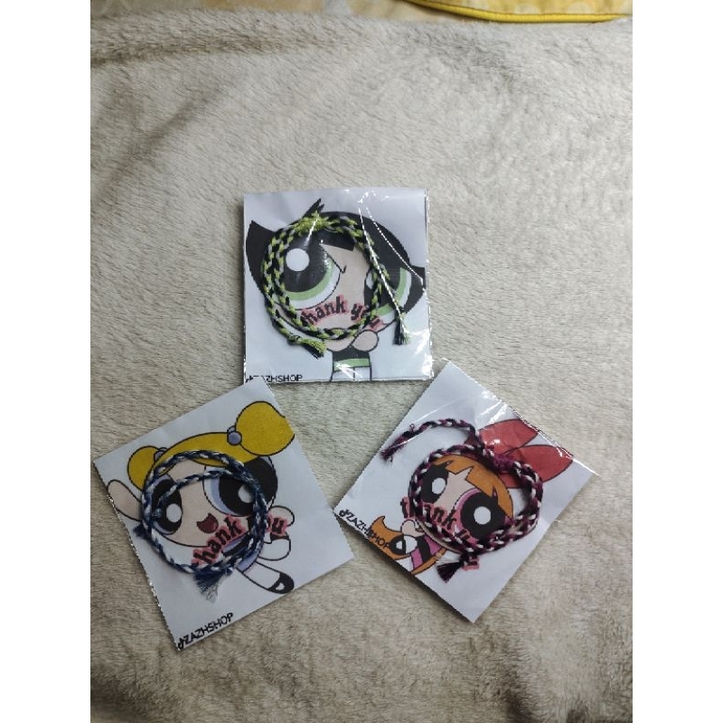 GELANG TALI COUPLE BER3 POWERPUFF GIRLS