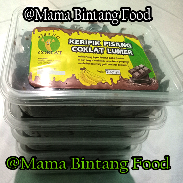 

Keripik Pisang Kepok Cokelat Lumer – 200 gm -