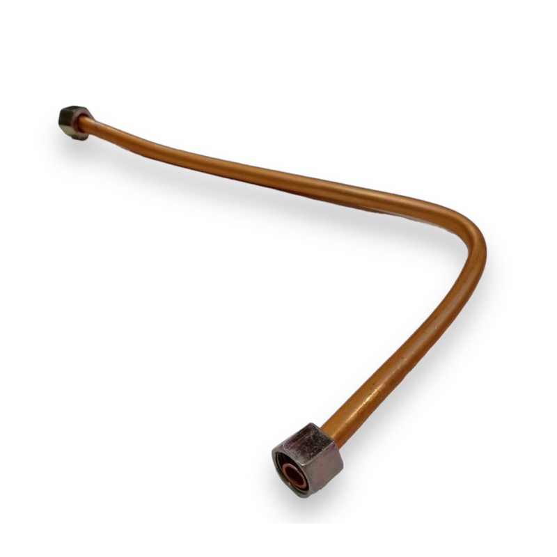 Pipa Kompresor Tipe L Kecil Drat 3/8" Panjang 47cm Bahan Alumunium Berkualitas