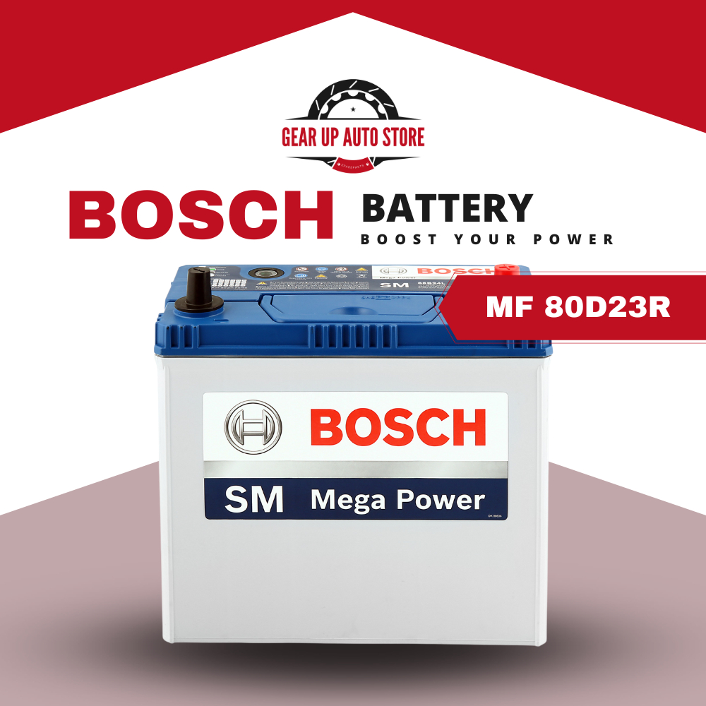 Aki Mobil BOSCH MF 80D23R (80D23R) 100%Original BOSCH
