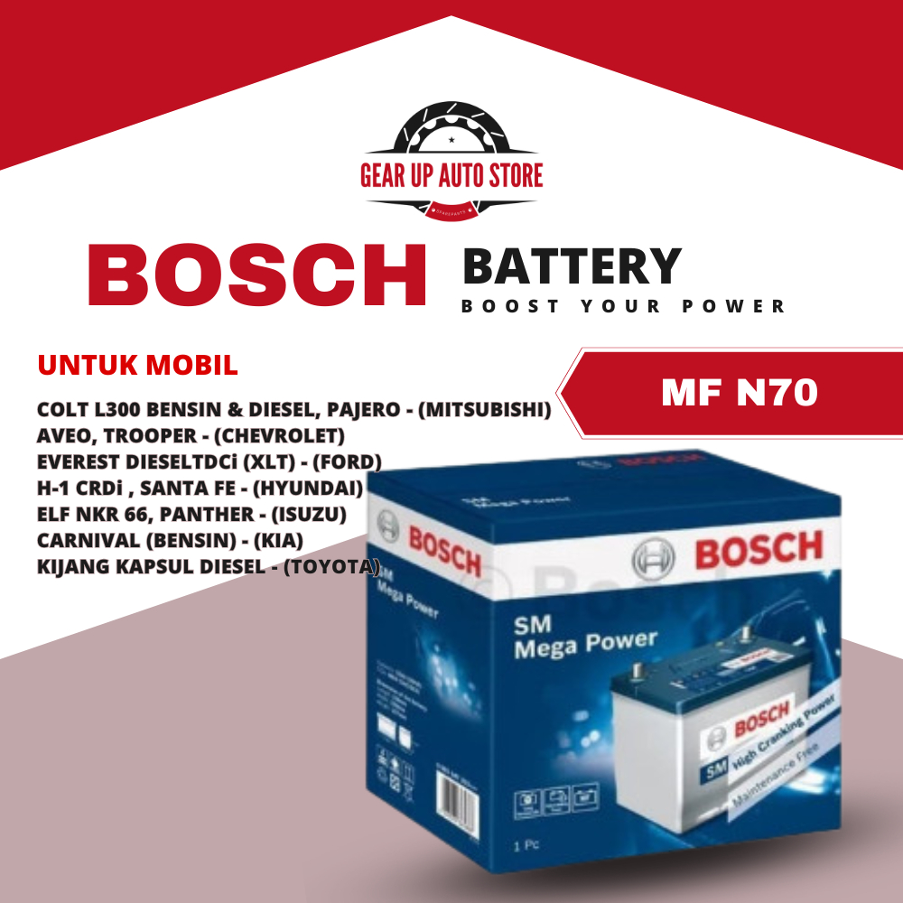 Aki Mobil Bosch N70M Accu Mobil 100%original BOSCH