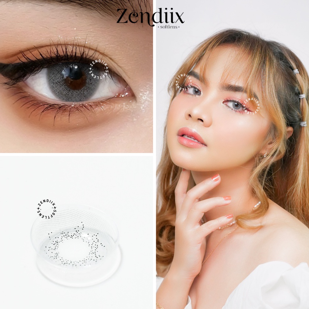 TERBARU Softlens NEW MORE DUBAI Warna CRYSTAL GREY Normal Minus