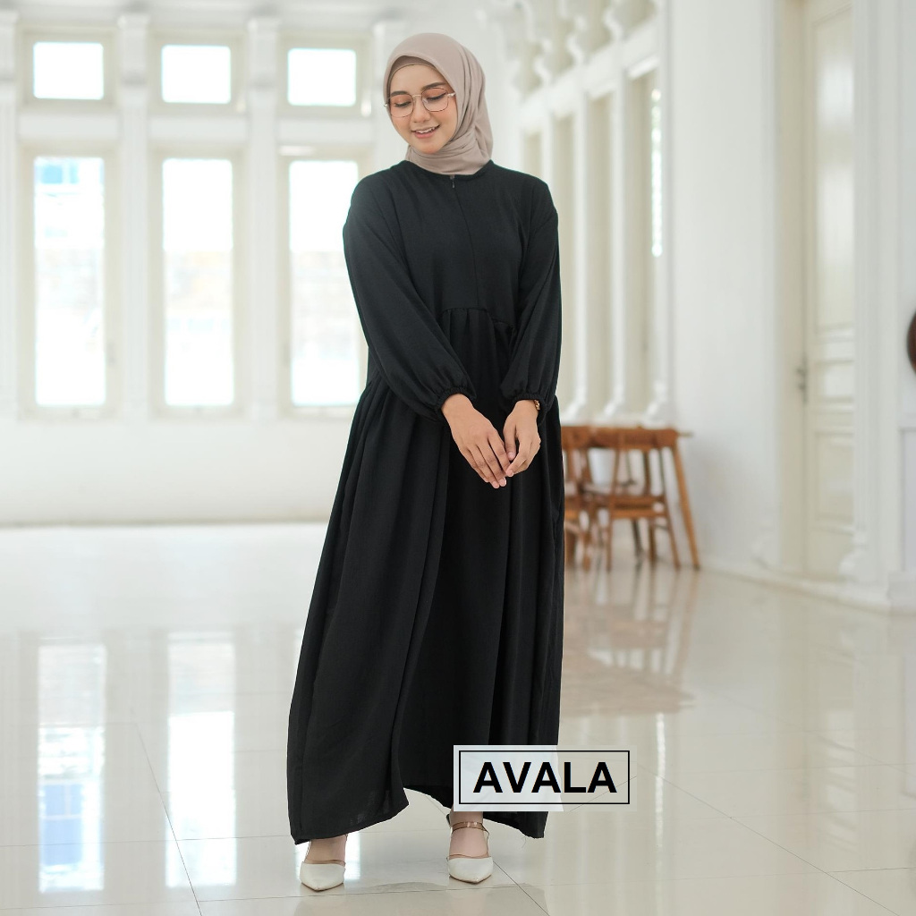 LUVA DRESS MATA KAKI XXL-XXXL CRINGKLE CEY PREMIUM GAMIS JUMBO LD 125 POLOS TIDAK MENERAWANG KEREN