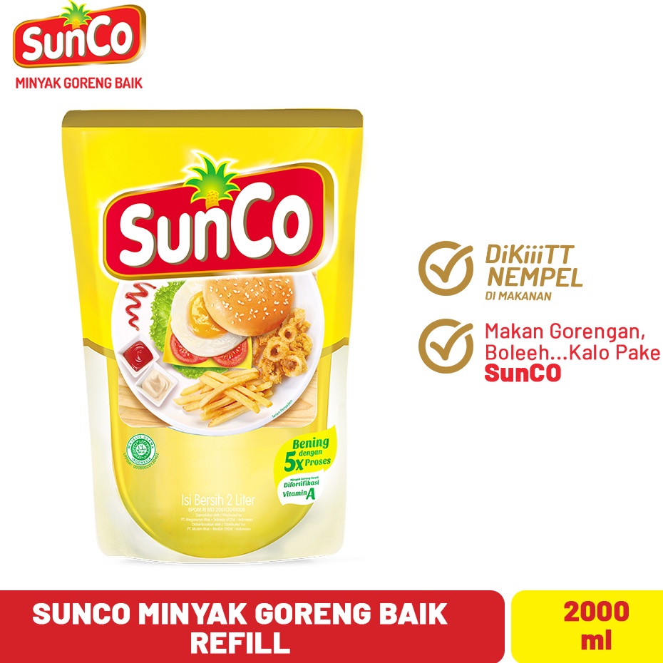 

Super Promo Sunco Minyak Goreng Refill 2L ➻➶✱✼