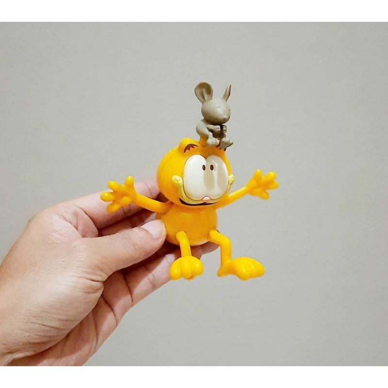 Figure Garfield Dan Mice Unik Size 10 Cm/ Garfield