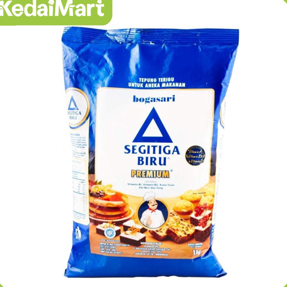 

Laris Tepung Terigu Segitiga Biru Premium 1 Kg Ready