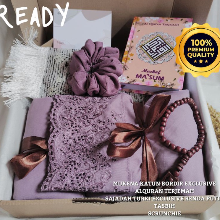 Lariz manis Seperangkat Alat Sholat Premium| Mukena Mahar | Paket Mukena Seserahan| Kado Ibu| Hadiah