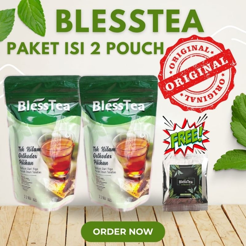 

Blesstea pouch paket isi 2 pcs Original