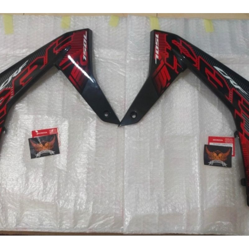 cover body sayap crf 150 l crf150l hitam ori ahm