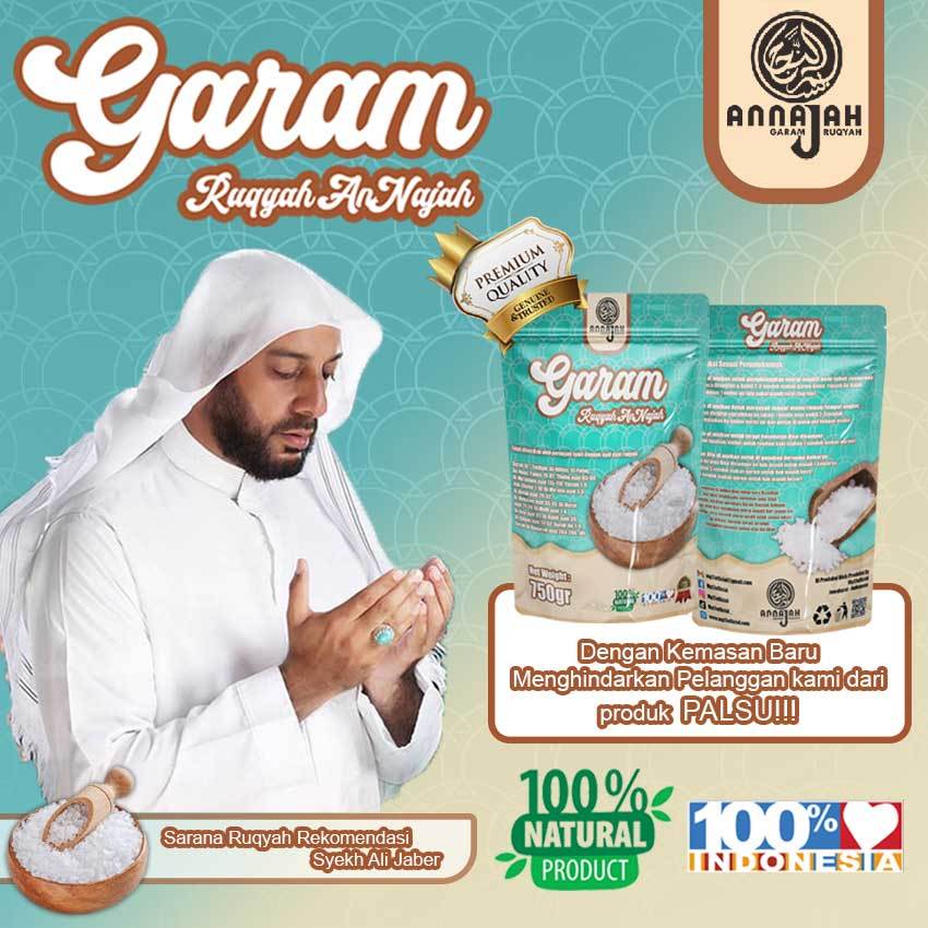 

Garam Ruqyah AnNajah Original - Untuk Menetralkan Usaha Yang Sepi Di Sebelah Usahanya Ramai Padahal Jualannya Sama, Mengatasi Penyakit Non Medis, Sering SIal, Sulit Dapat Jodoh, Mengusir Energi Negatif Pada Tempat Tinggal/Rumah/Lokasi Usaha dll
