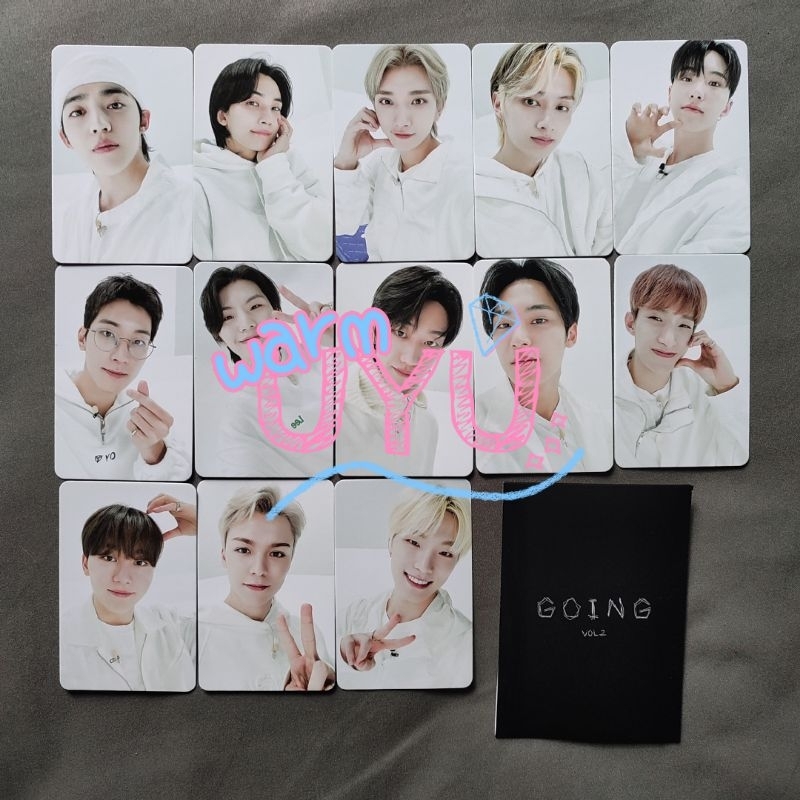 SEVENTEEN GOING MAGAZINE VOL.2 Photocard only (minus mingyu jeonghan)