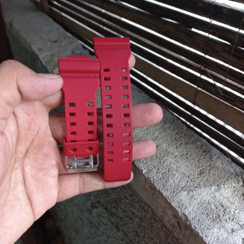 bnb original casio gshock ga100 original merah