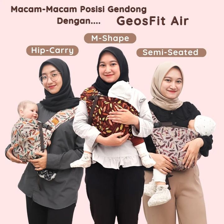 Cuddle Me Geos Fit Air Adjustable Gendongan Bayi Airsling Geosfit Cuddleme