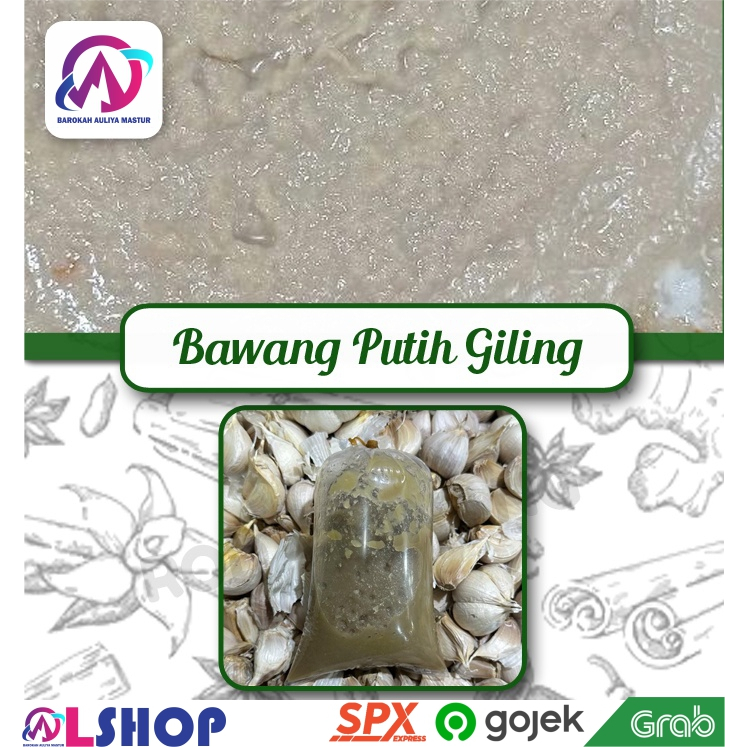 

Bawang Putih Giling Halus 100gr dan 250gr Bumbu Dapur Instan BAM Pasar Online Murah Padang