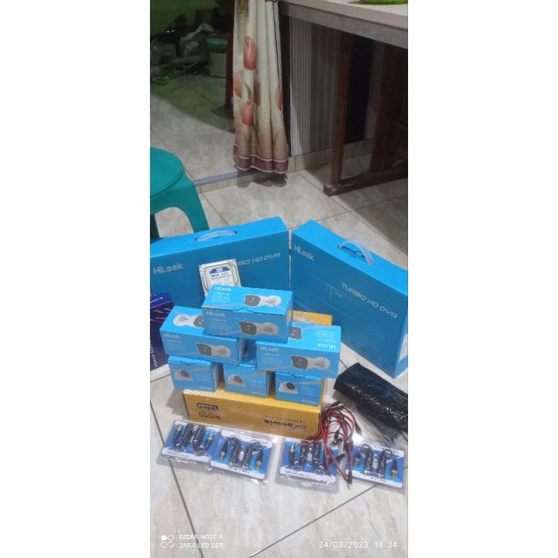 paket cctv Hilook 6 kamera plus pemasangan